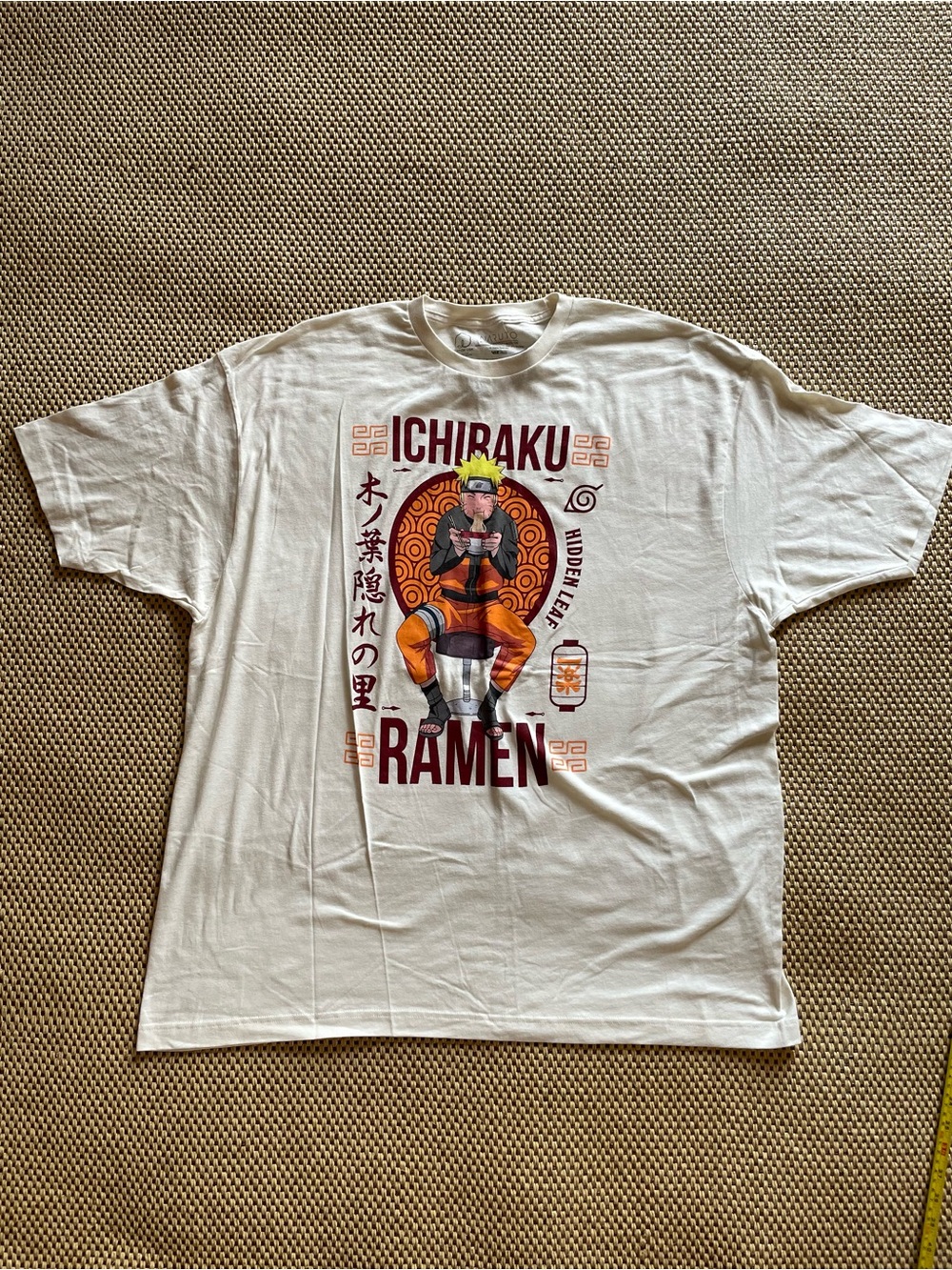 NEW Naruto Ichiraku Ramen Graphic Tee Cream Men’s 3XL